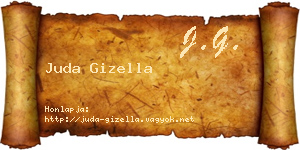 Juda Gizella névjegykártya